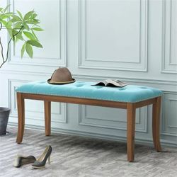 Brand New Entryway Bench 44" Tufted End of Bed Bench Upholstered Bedroom Bench