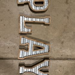 Decorative Wall Letters