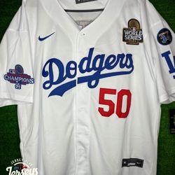 LA Dodgers Mookie Betts 2024 WS Jersey 