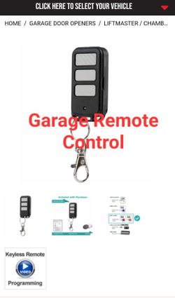 GARAGE REMOTE CONTROL