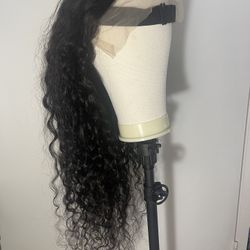 40 Inch 13x4 HD Deep Wave Lace Frontal wig