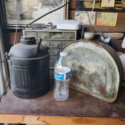 Antique gas can
