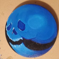 Hand Made Skull Painting