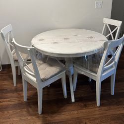 Dining Table And 4 Chairs