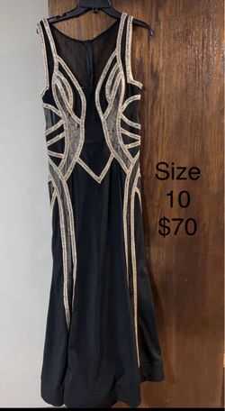 Black/Gold dress