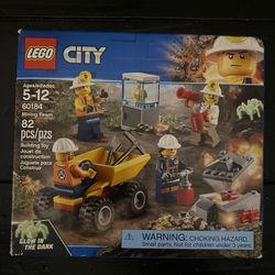 Lego city mining team used 100% complete with mini figures