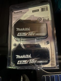 Makita Batteries- All (6) New 4.0