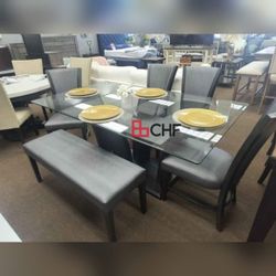 6 Pc Dining Table Set