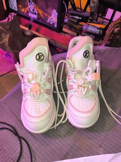 (WMNS) LOUIS VUITTON LV Archlight Sneakers 'White Pink' I THINK THEY ARE 4.5 OR 5 LOOK LIKE NEW. SEE PICS NO BOX.