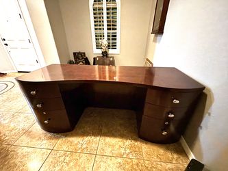 Classic solid wood office desk