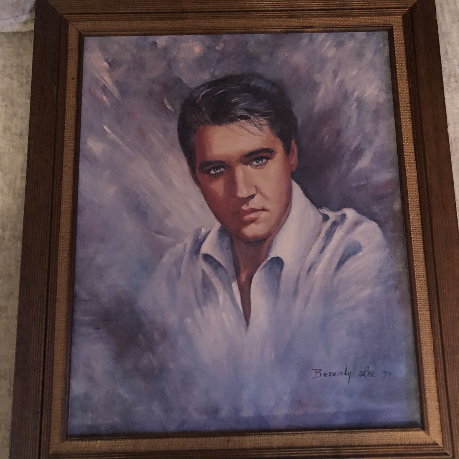 2 Elvis Painting by Beverly outlet Lee