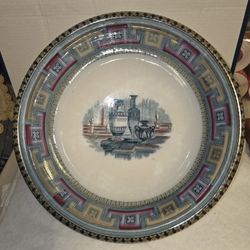 Etruscan, Very Large Serving Bowl, ANTIQUE 
