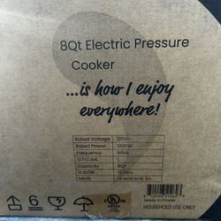 Pressure Cooker 8 Quart New In Box