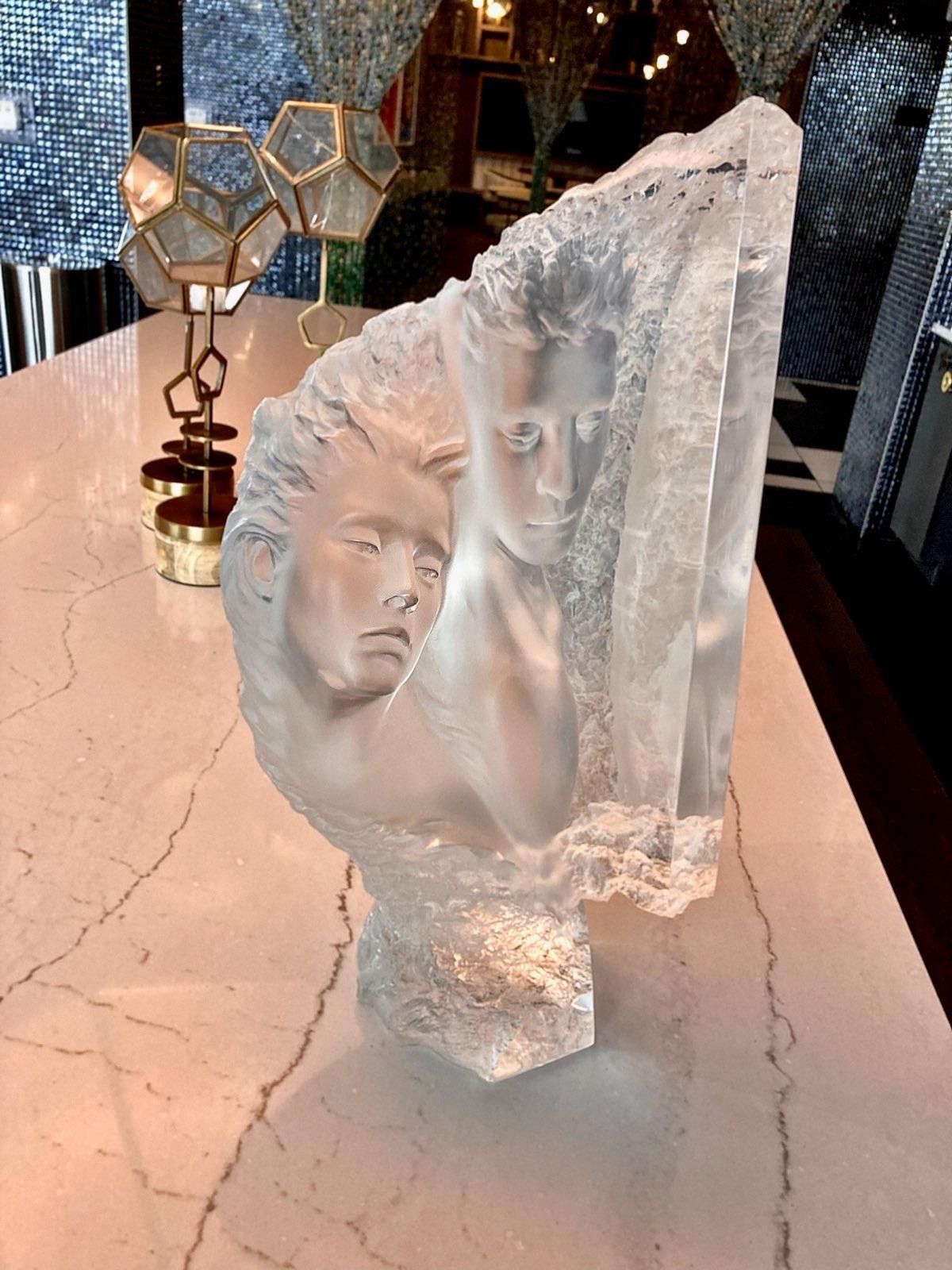 Michael Wilkinson Acrylic Sculpture “1994 Turning Point”