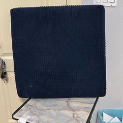 Navy Blue Cushion 23L. x.  23  W.    x 4H