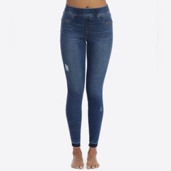 NWT Spanx Distressed Skinny high rise jeans size S