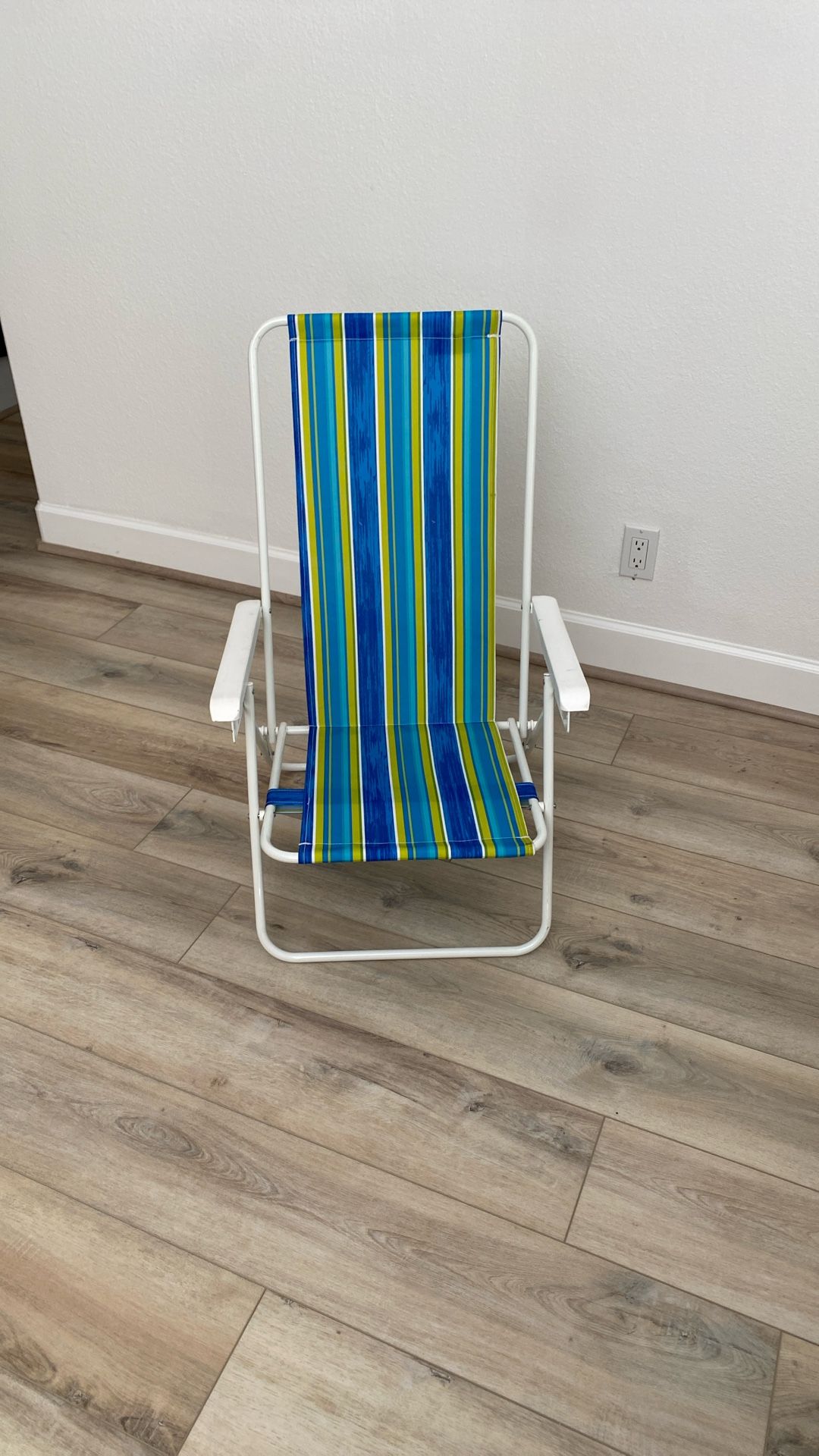 Portable Lawn, Beach Chair, Camping Chair, Folding Backpack Beach Chair, Blue & Green