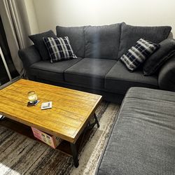 Living Set Jerome Sofa/ Ottoman and Coffee Table