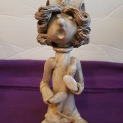 Vintage Bencini Nurse Figurine Italy Ceramic Female Portrait Sculpture, Handmade
E