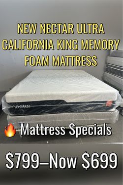 New Nectar Ultra California King Memory Foam Mattress