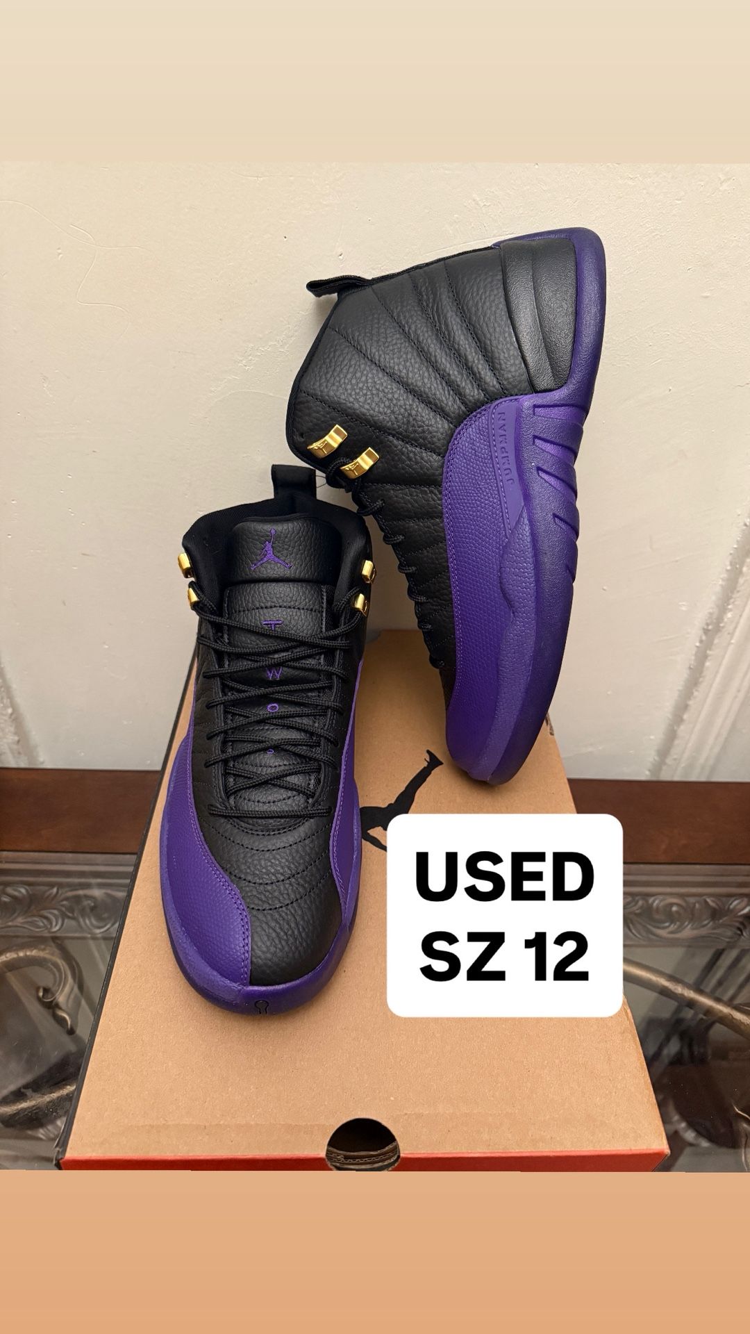 USED Air Jordan 12 'Field Purple' SZ 12