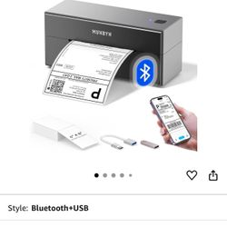 MUNBYN Bluetooth Thermal Label Printer, 4x6 