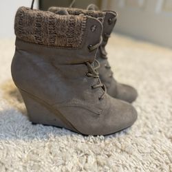 Wedge Heel Boots