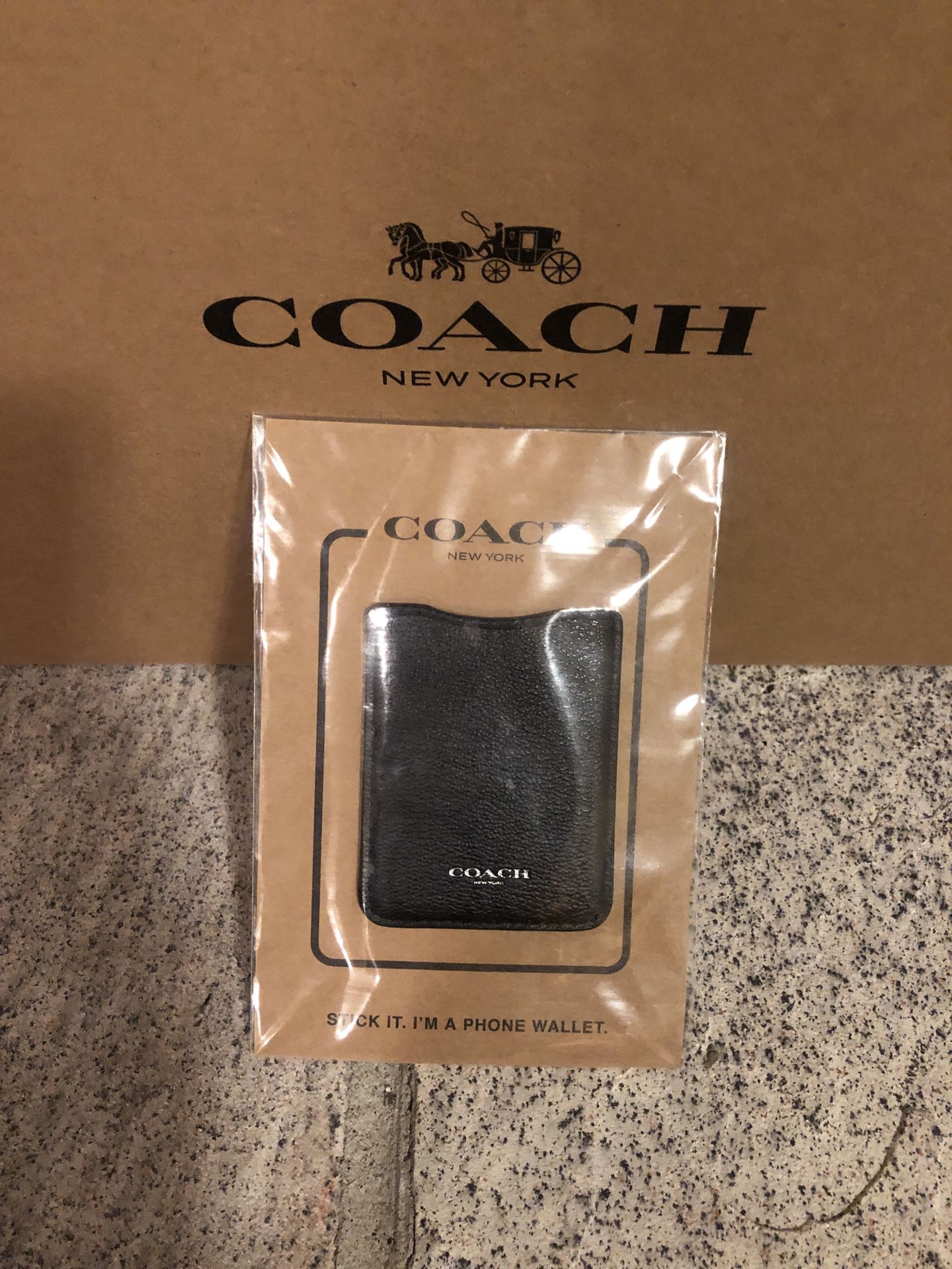 New authentic Coach phone pocket