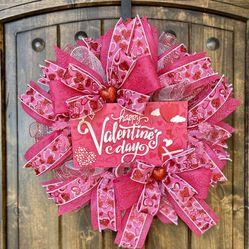 Valentines Day Wreath, Heart Wreath