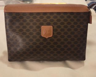 Celine brown clutch