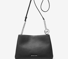Christina Small Pebbled Leather Crossbody Bag