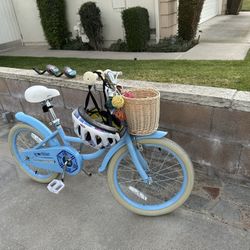 Prorider 18" Kid's Bike with Training Wheels Adjustable Handlebar Seat (can’t find the training wheels) Handbrake Blue
