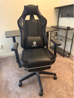 Dowinx Gaming Chair - Ergonomic, High Back, Built-In Massager