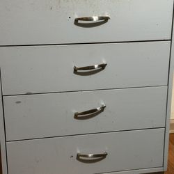 Solid Wood Four Drawer Chest.  