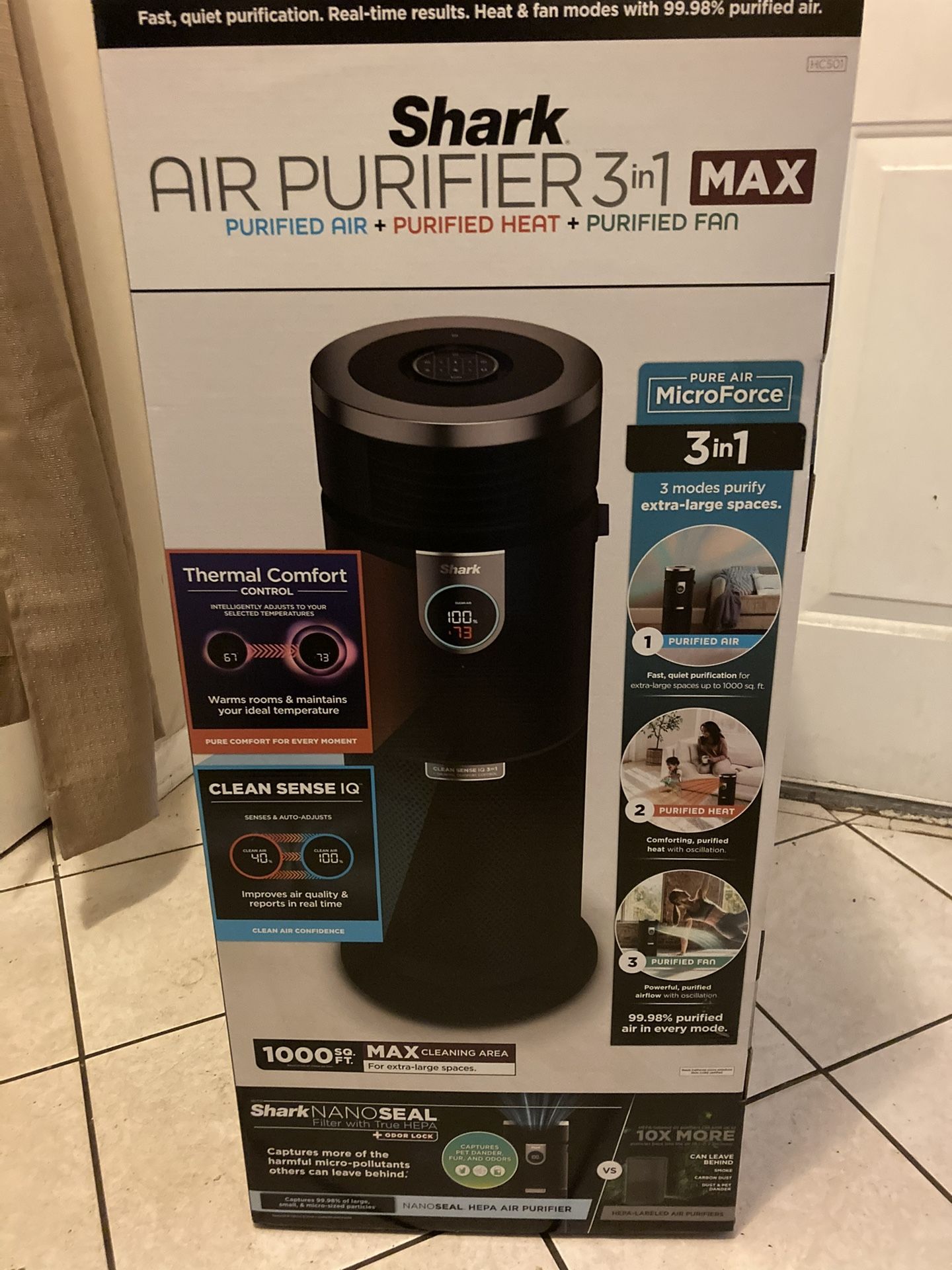 Air Purified Shark 🦈 3 In 1