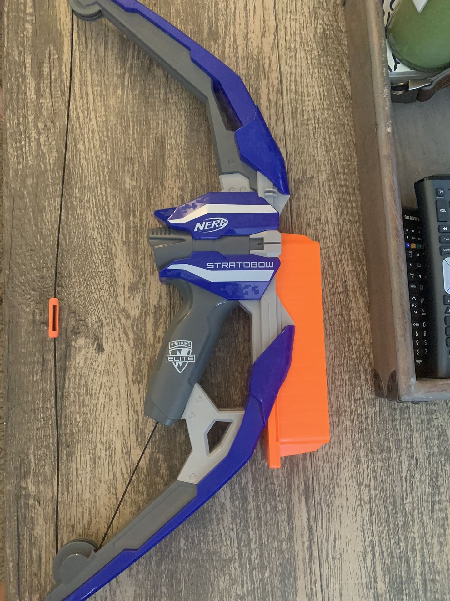 NERF bow and arrow