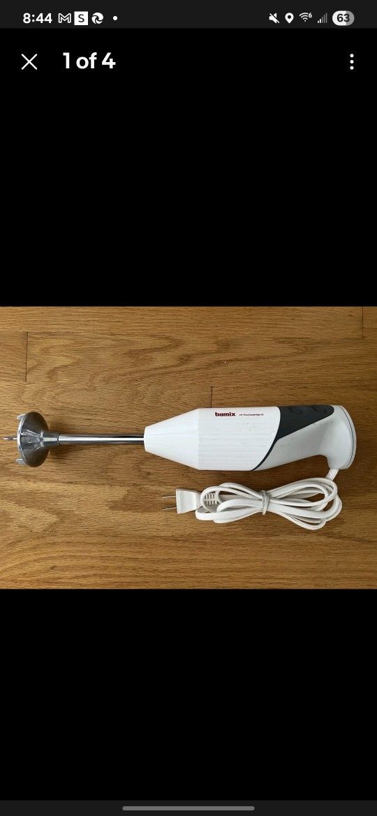 Bamix M-133 Swiss Made Mono 2 Speed Hand Immersion Blender Deluxe Wand Mixer