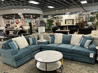 Blue Sofa/Loveseat