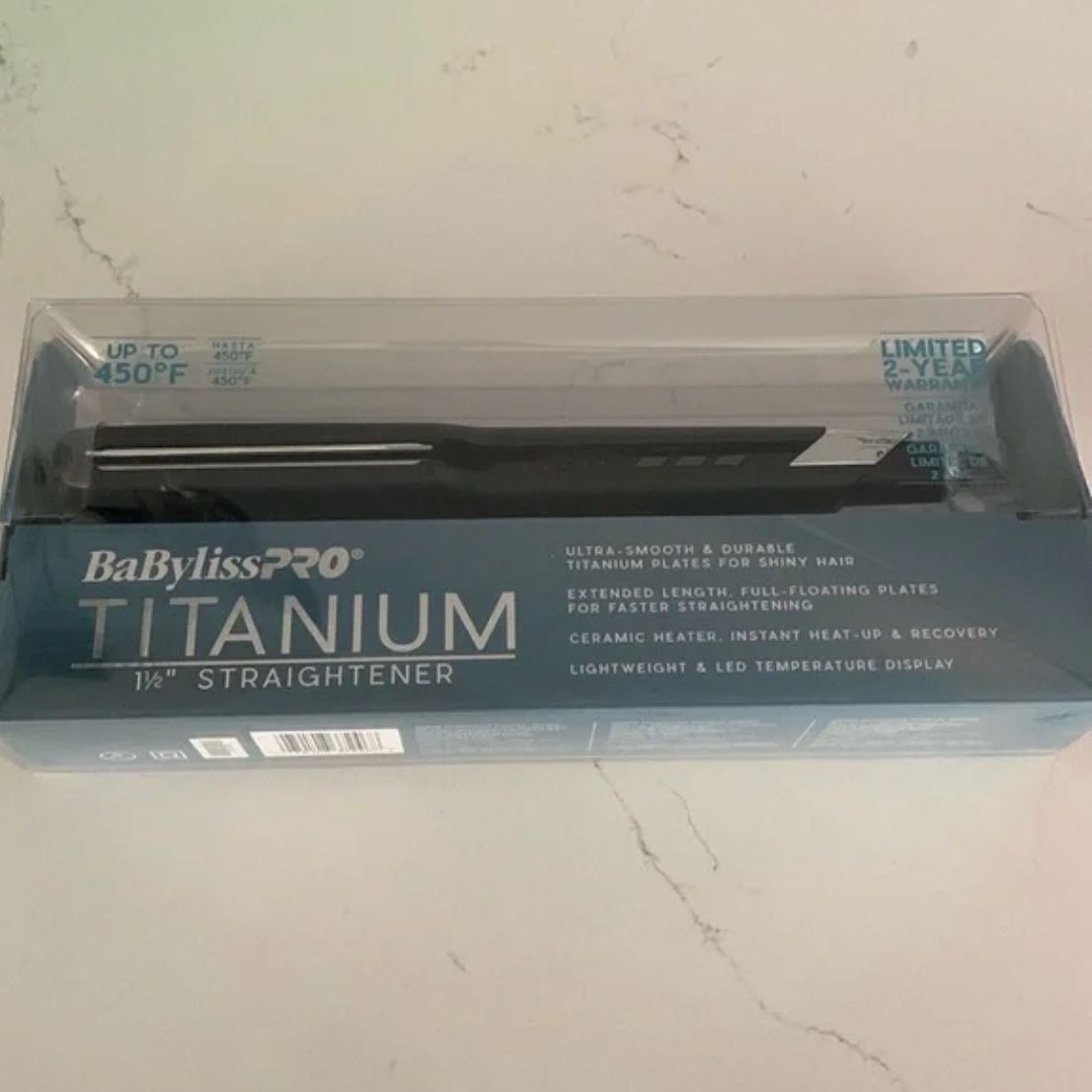 BabylissPro Nano Titanium Straightener