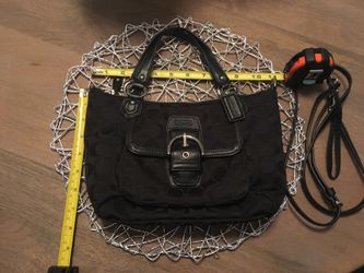 Authentic black coach purse