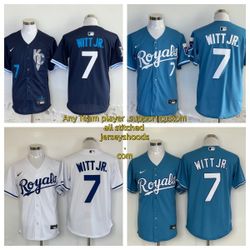 Kansas City Royals Bobby Witt Jr. baseball jerseys