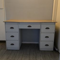 Rustic 7 Drawer Desk
