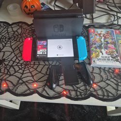 Nintendo Switch With 5 Good Games 
