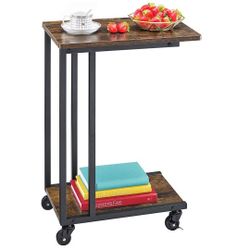 $35 MR IRONSTONE NEWLY ASSEMBLED C SHAPE END TABLE