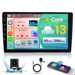 8 Core double din car stereo 10.9” screen 