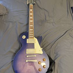 Epiphone Les Paul Standard PlusTop Pro Electric Guitar Translucent Blue