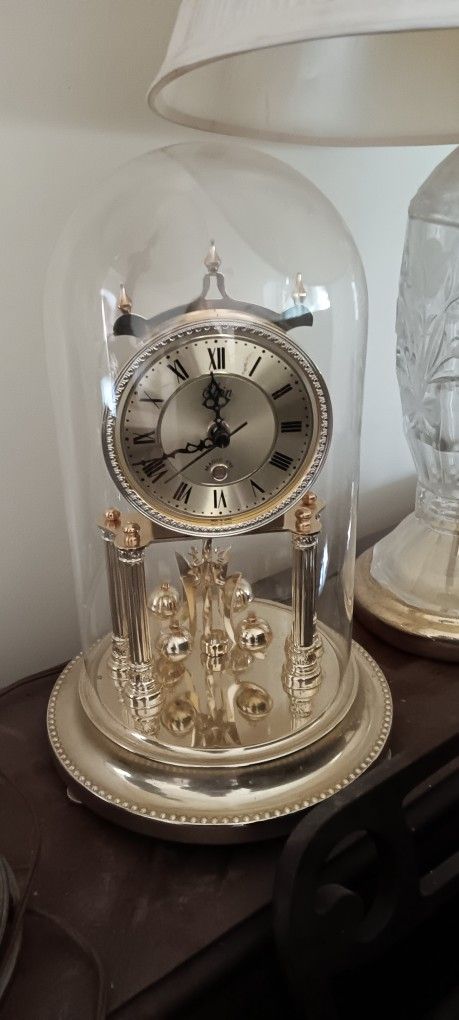 Gold Finished Clock