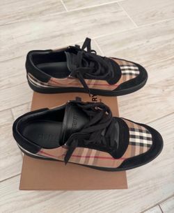 Burberry Vintage Check Cotton and Suede 42