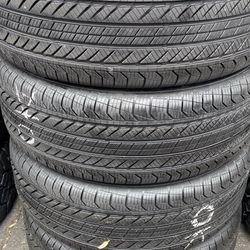 4 Llantas Usadas Continental Procontact 235/55/18 $250 Las 4