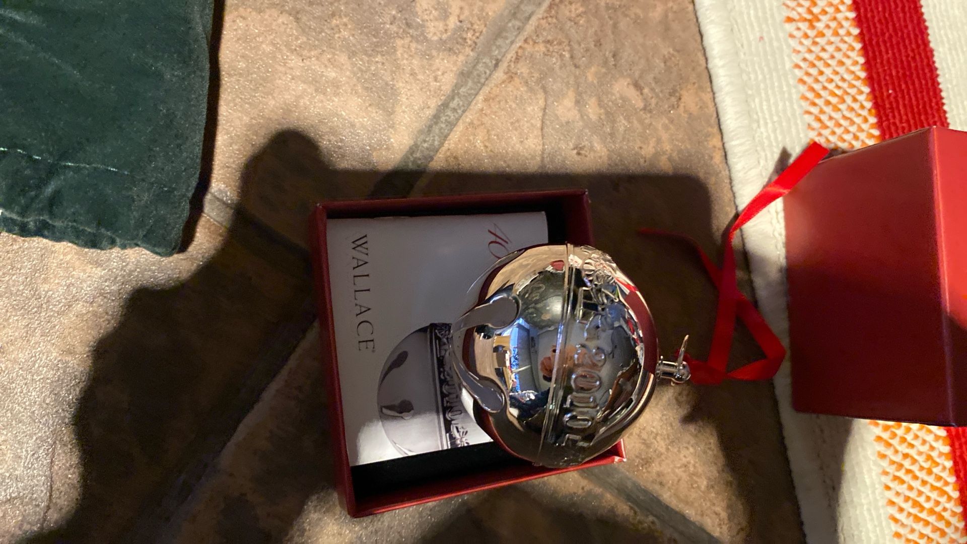 Wallace 2010 40th Anniversary Edition Sleigh Bell Ornament. This annual collectible ornament series